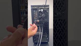 Connecting KVM switch to PC #avico #kvm #howto #computeraccessories