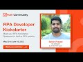RPA Developer Kickstarter | Day 11: Best Practices and RPA Lifecycle