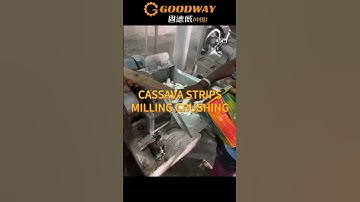 Cassava strips milling machine cassava chips crushing machine hammer mill