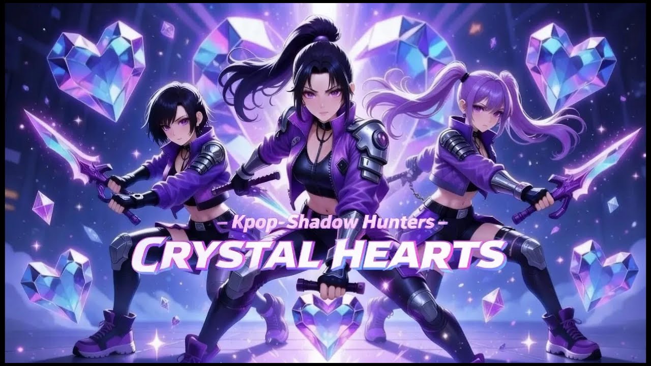 KPOP SHADOW HUNTERS CRYSTAL HEARTS 💎 K Pop Girl Group Power Anthem (Unbreakable)