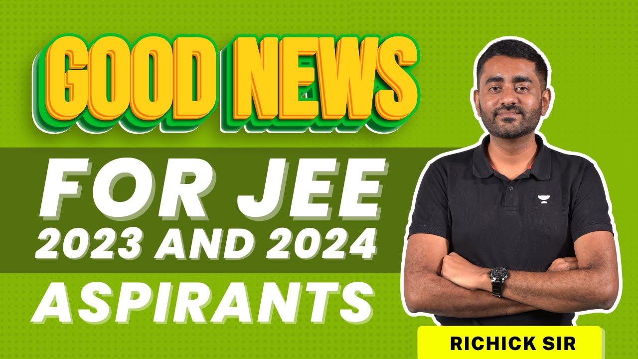 Good news for JEE 2023 & 2024 Aspirants | Umeed JEE - YouTube