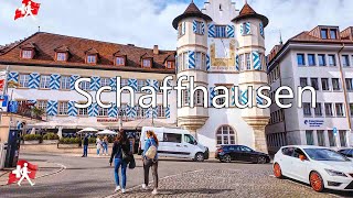 Switzerland Schaffhausen: a beautiful Town to explore A Walking Tour Adventure🇨🇭