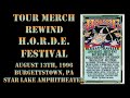 Tour Merch Rewind - August 13th, 1996 - H.O.R.D.E. Festival 1996 #shorts #short #hordefestival #rock