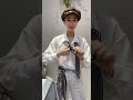 The method of tying a silk scarf with a white shirt. How to tie a scarf with a white shirt. How