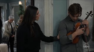 Brook Lynn Finds Gio Breaking Down When He Picks Up a Violin on General Hospital (Dec. 26, 2025)