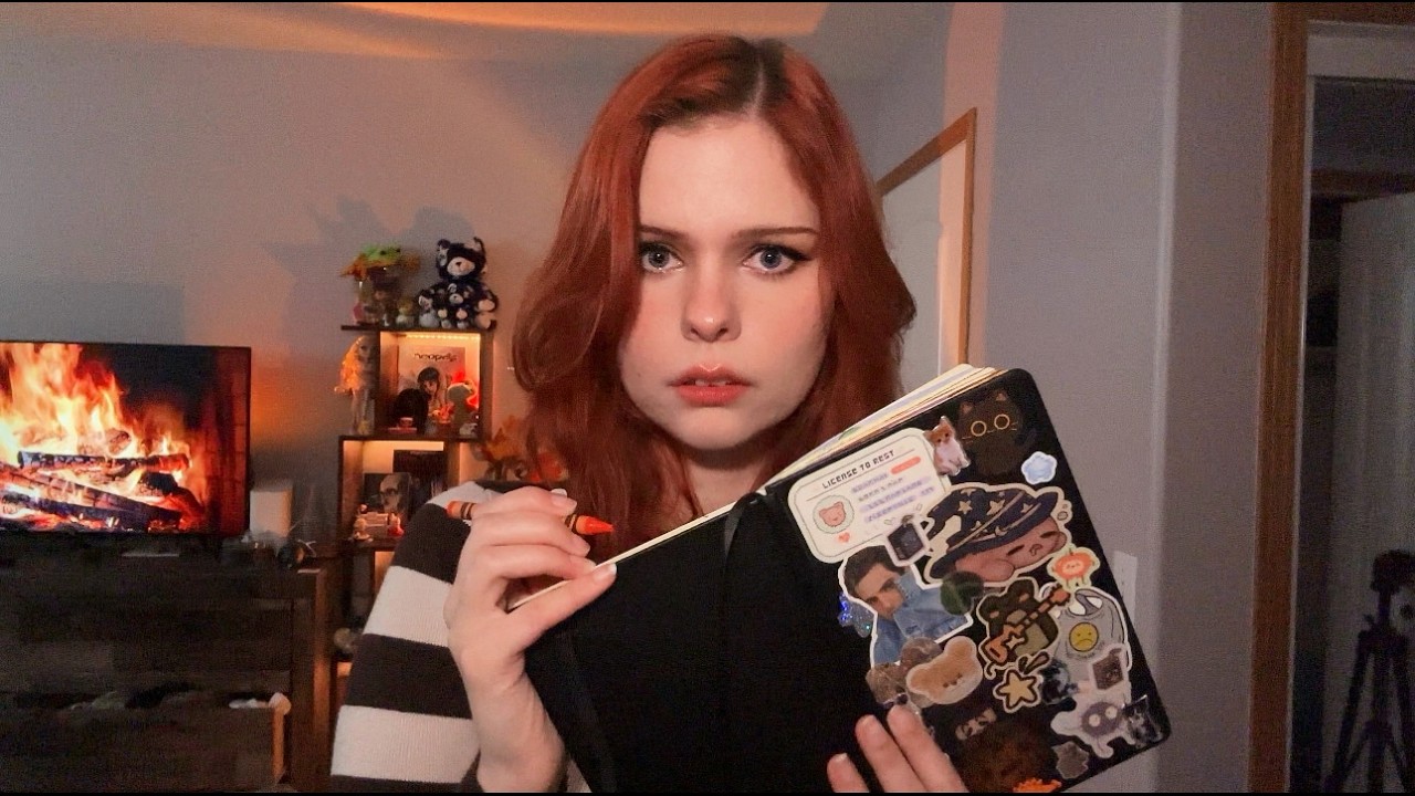 ASMR Odd Girl Draws You ✏️ (Over 1 Hour of Sketching and Weird Personal Attention Compilation)