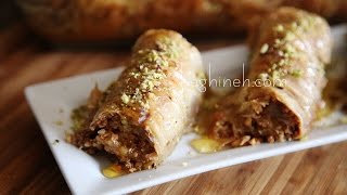 Baklava Rolls Recipe - Middle Eastern Sweets - Heghineh Cooking Show
