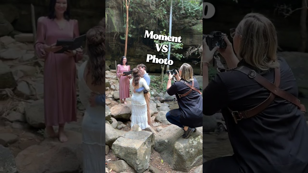 Moment vs Photo: Eloping in the heart of the Sunshine Coast 🌿