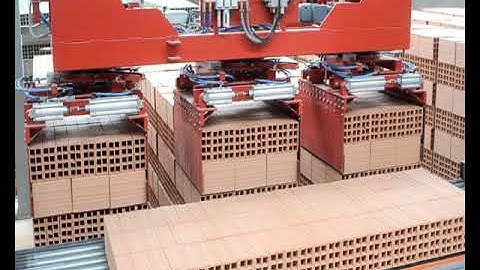 full automatic clay red brick unloading bricks machine automatic brick packaging machine