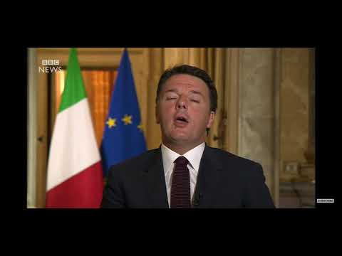 Matteo Renzi- This Was The First Reaction: Shock!