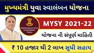 Mukhymantri Yuva Swavalamban Yojana 2021-22 || all information MYSY Yojana 2021-22 | Fresh & renewal
