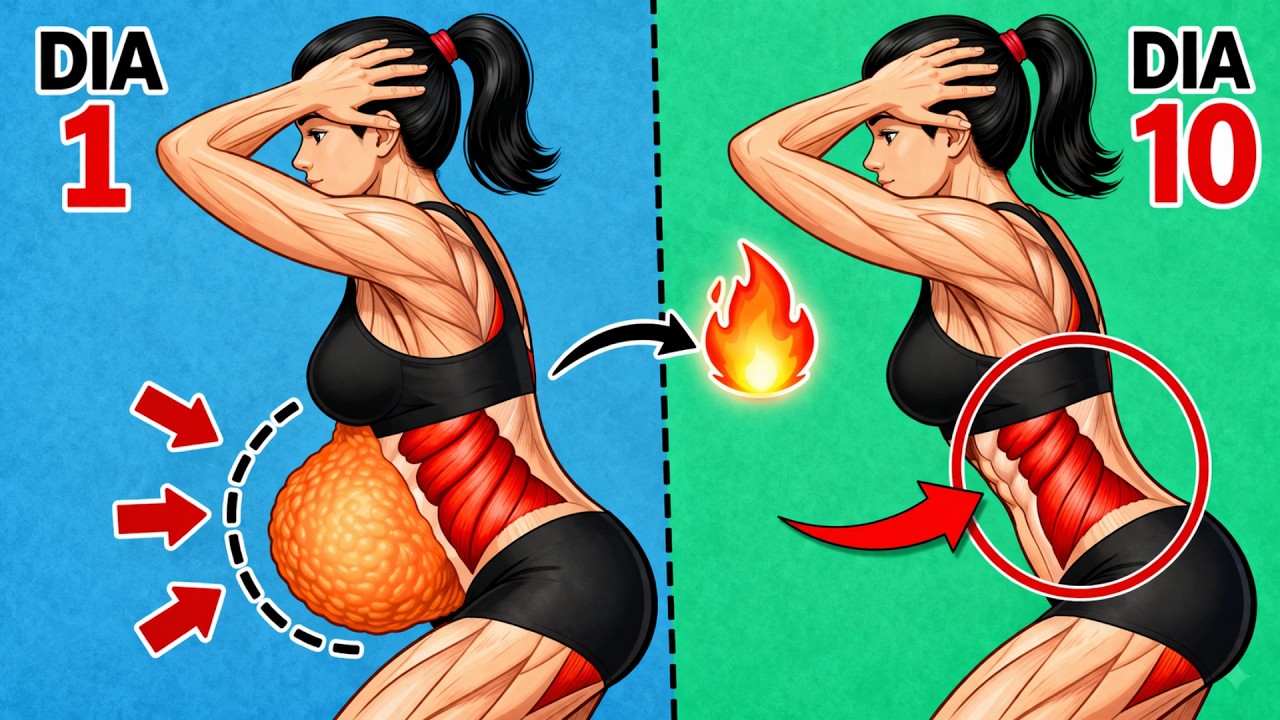 Miniatura del vídeo: ¡10 min al día para quemar grasa abdominal!