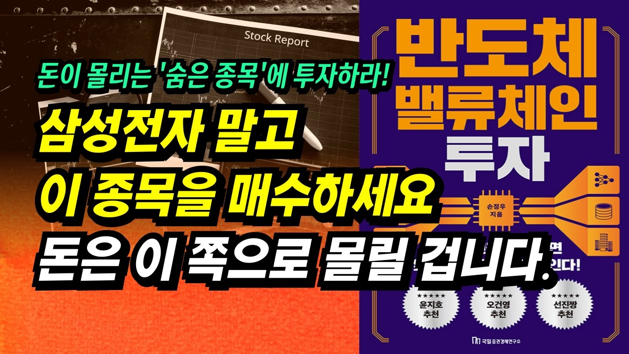 ⁣이 책을 읽으면 무슨 종목을 사야 하는지 명확해진다 - 선진짱 투자자 -ㅣ반도체 밸류체인 투자(손정우)ㅣ부자회사원 주식투자 강의 공부 책 추천