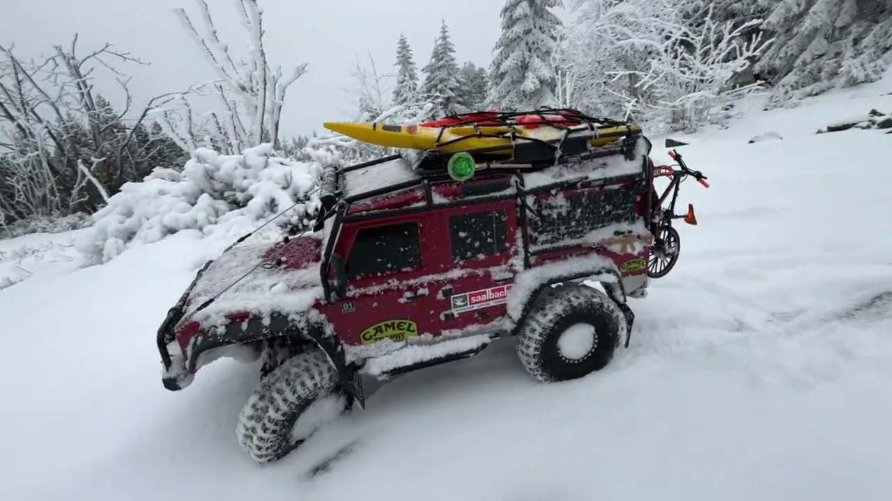 Traxxas Trx4 Land Rover Defender Offroad Altenberg Winterwunderland