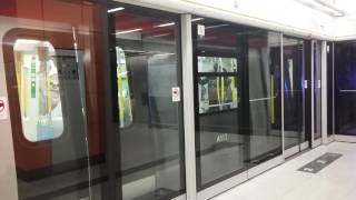 【初次見面】港鐵 SIL S-Train (A513/A514) 駛離利東站二號月台(往金鐘方向)