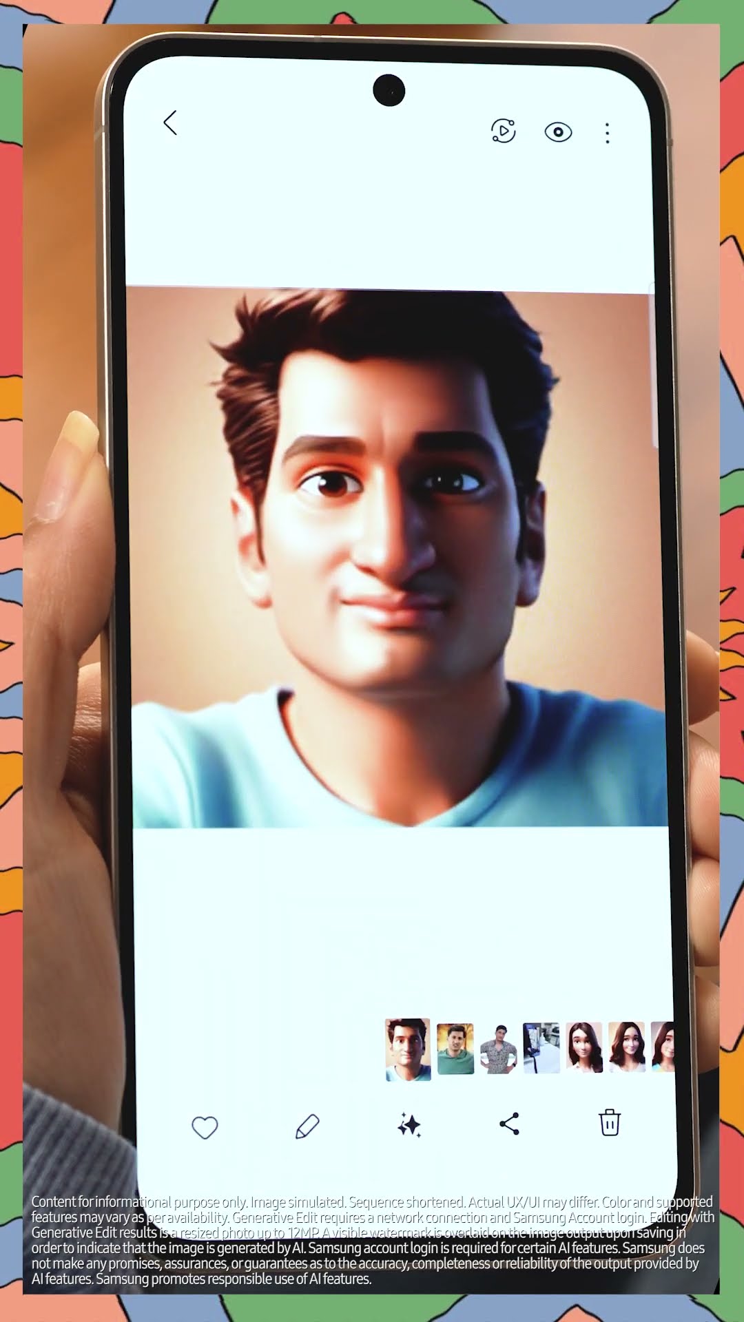 Transform your portraits | Galaxy S24 FE