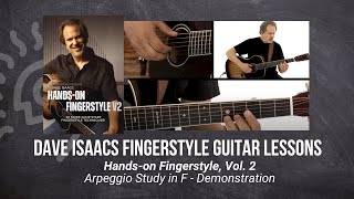 🎸 Dave Isaacs Guitar Lesson - Arpeggio Study in F - Demonstration - TrueFire