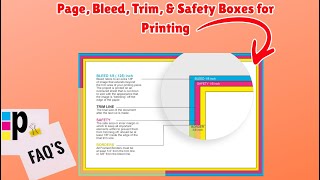 Page, Bleed, Trim, & Safety Boxes for Printing