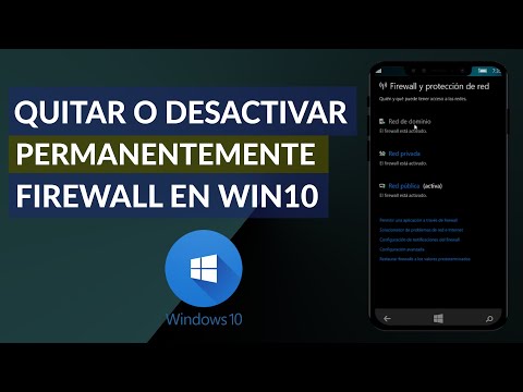 Cómo Quitar o Desactivar Permanentemente Firewall en Windows 10 - Paso a Paso