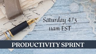 Saturday Productivity Sprint