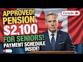 BREAKING: $2,100 Monthly Pension Approved for Seniors – May 2025 Payment Dates &amp; Eligibility! 🇨🇦