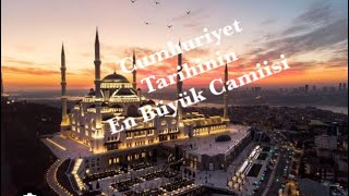 Cumhuriyet Tarihinin En Büyük Camiisi Çamlıca Camii İstanbul Turkey city tour Resimi