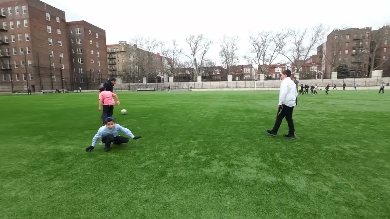 DJI AVATA DRONE FLIES THRU HOOPS AND SOCCER GOALS