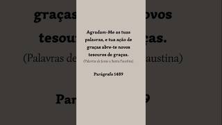#diáriodesantafaustina #jesus #misericordia #santafaustina #shorts #confiança #graça #tesouro #fe