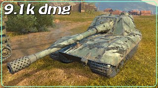 JgPz E 100 • 4 frags • 9.1k dmg • WoT Blitz