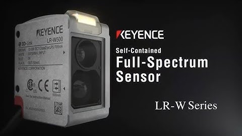 Appearance Sensors | Self-Contained Full-Spectrum Sensor |KEYENCE LR-W Series