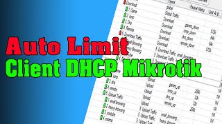 Script Simple Queue Mikrotik - Auto Limit DHCP Server