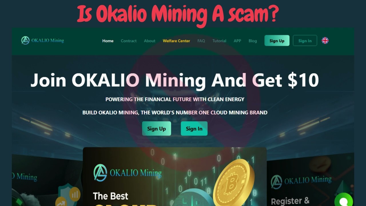 Okalio Mining Review, Okaliomining.com SCAM Or LEGIT?