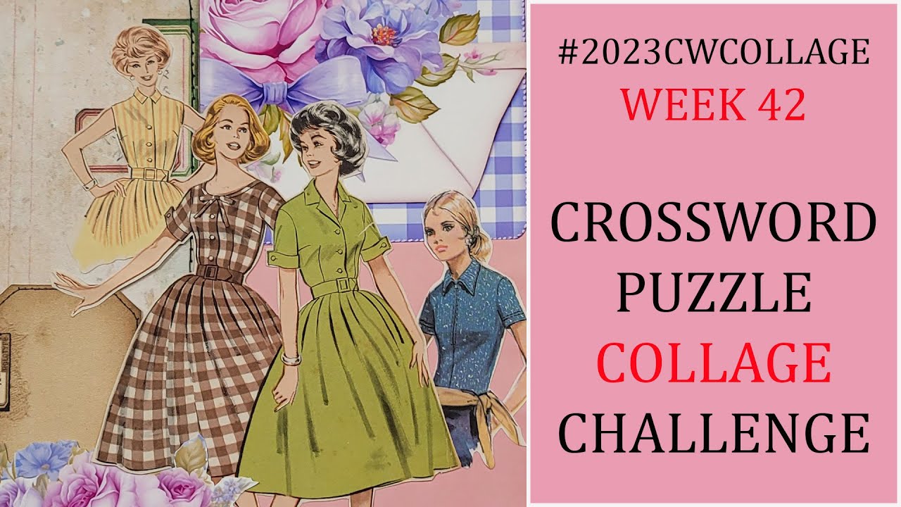 Crossword Puzzle Collage