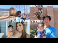 WE FED A 17 FOOT GIRAFFE!!!! | fun day at the zoo