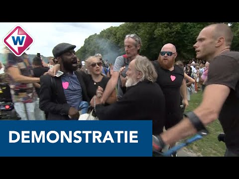 Steeds meer demonstranten komen samen op het Malieveld - OMROEP WEST