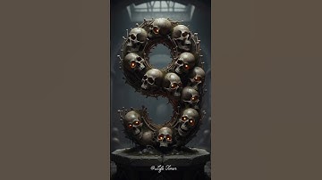 💀 Skull Countdown | 9 to 0 Creepy Voice Timer 🔥 #10seconds #countdown #timer #9to0 #shorts