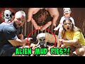 MUD PIES WITH BABY ALIEN! AUBREY & CALEB MAKE Mud Pies with the Alien Baby!