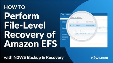 How to Perform File-Level Recovery of Amazon EFS