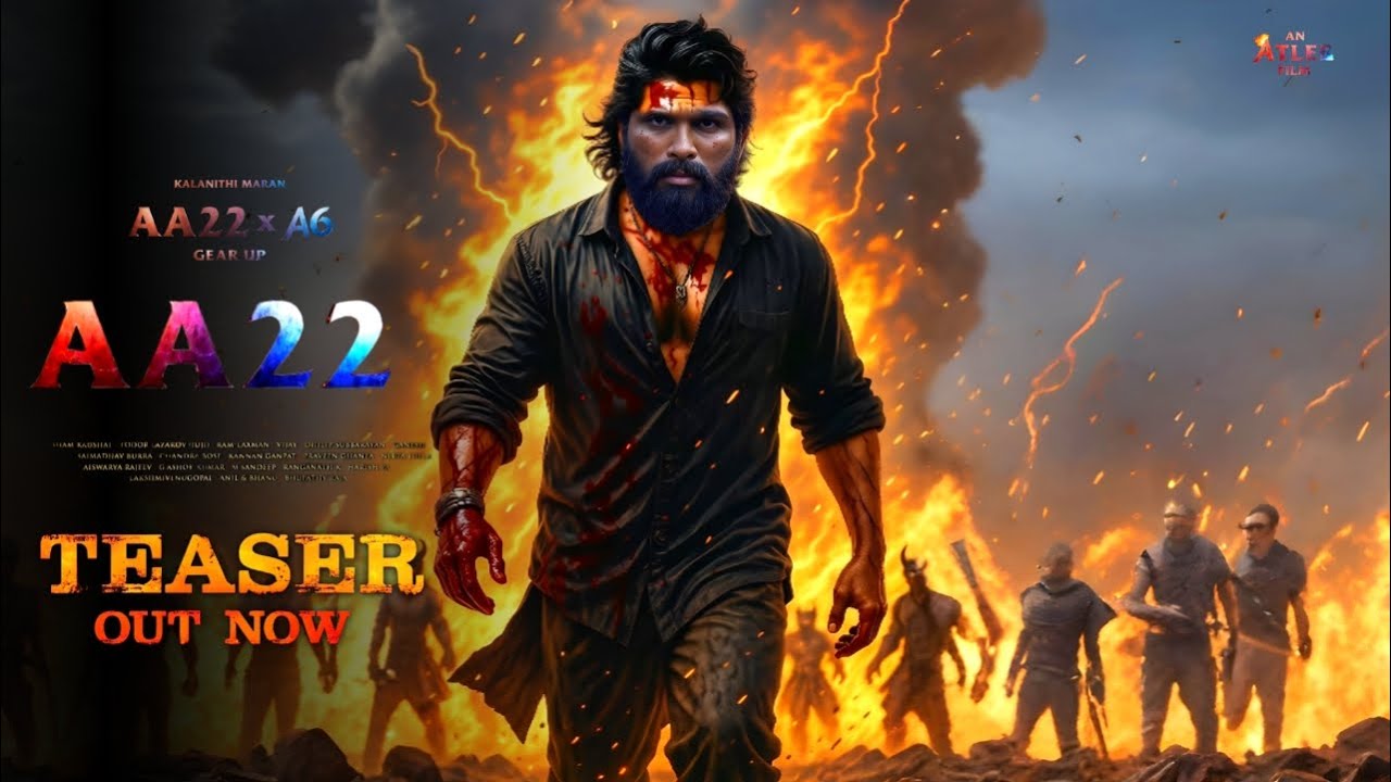 AA 22 Teaser | Allu Arjun ,Atlee ,Deepika Padukone | Allu Arjun 22 ...