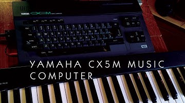 The Yamaha CX5M MSX Music Computer with YRM-101 FM Music Composer