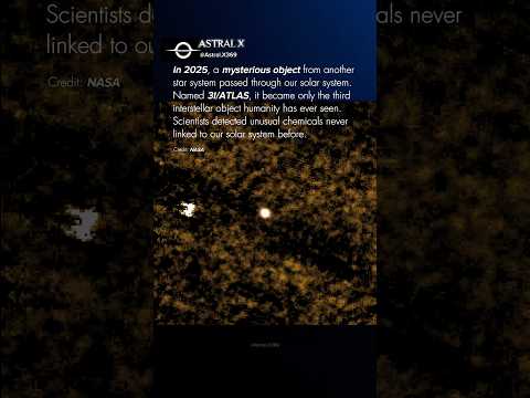 A Mysterious Object Entered Our Solar System #shorts #space #nasa