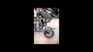 Would You Ride This? #shorts #alien #motorcycle #weird #shortsfeed