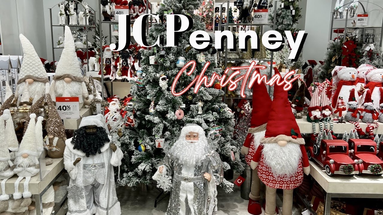JCPENNEY CHRISTMAS DECOR 2023 JCPENNEY SHOP WITH ME 2023 YouTube