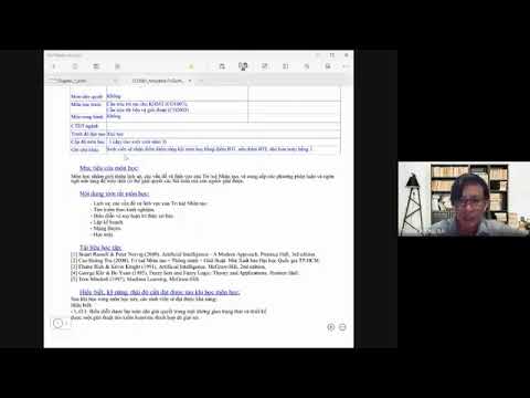 Video CO3061 - HCMUT - buổi 1: Giới thiệu Trí tuệ nhân tạo - youtube