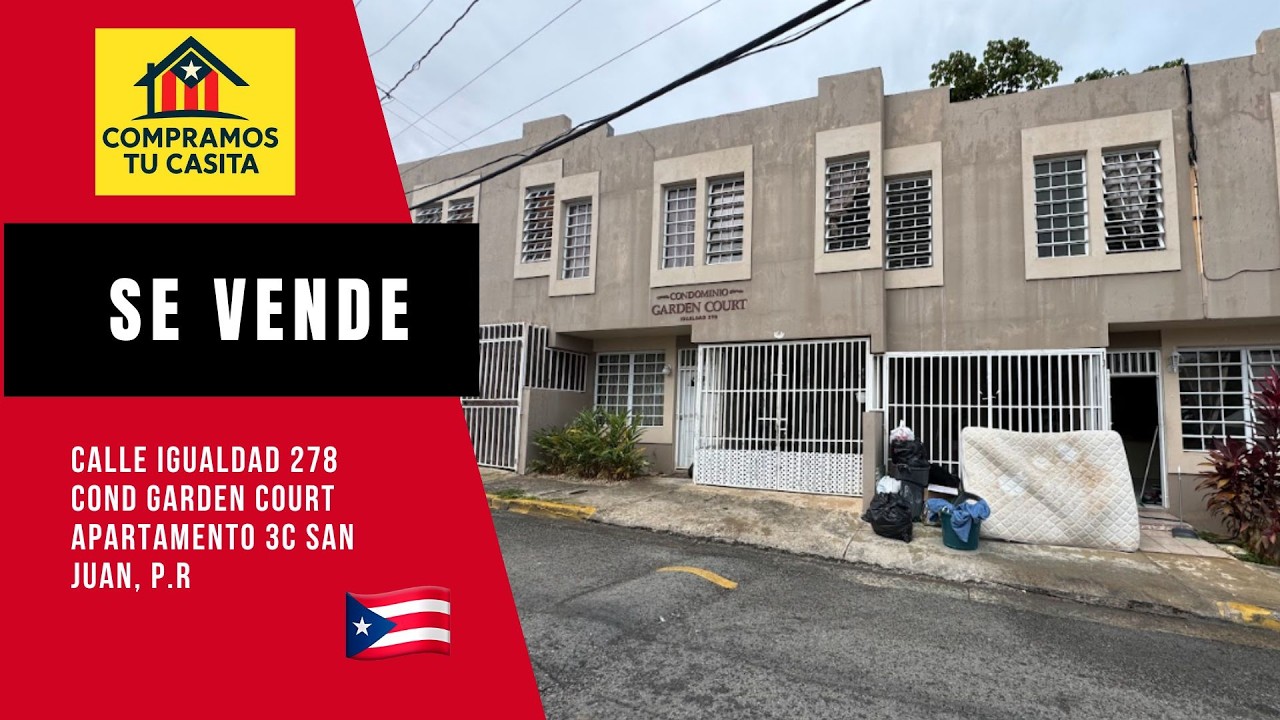 Visitamos una casita en la Comunidad de Calle Igualdad 278 Cond Garden Court Apt. 3CSan Juan, P.R