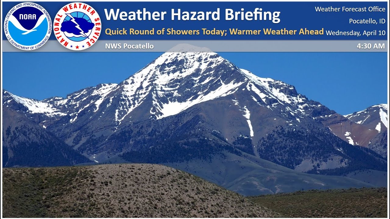 04/10/24 Hazard Briefing - Warm, with melting snow causing flooding on ...