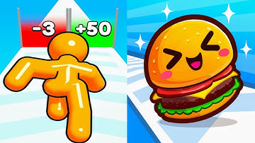 Tall Men Run Vs Food Run - Max Level Gameplay Walkthrough (Android iOS) New Update Ep 2