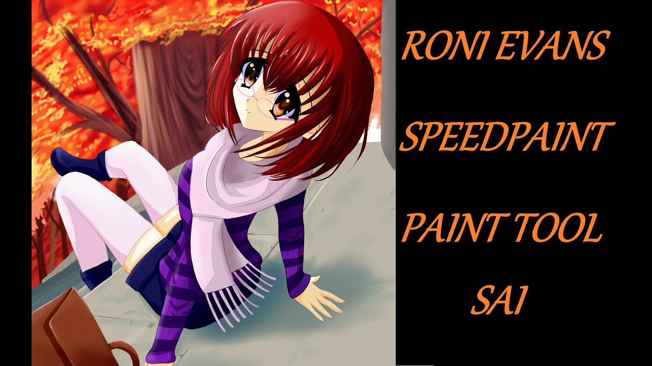 Roni Evans Speedpaint [Paint Tool SAI]Q&A#2 ANSWERS - YouTube