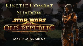 SWTOR PvP 5.9 - Kinetic Combat Shadow - Makeb Mesa Arena (July 5, 2018)