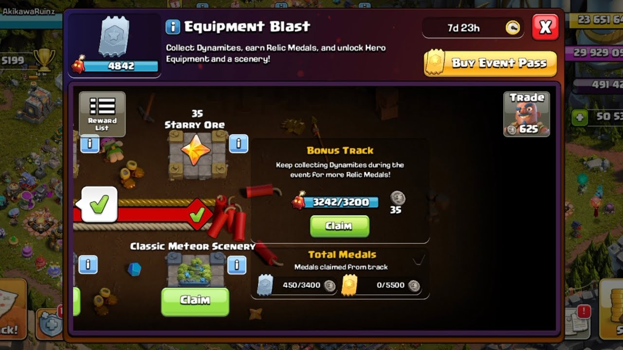 COC - Best Way to Spend Your Reward and Medal from Equipment Blast Event as F2P!